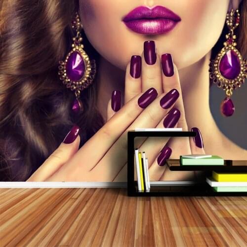 ShineHome-3d Wallpapers for 3 d Wall Living Room 3d Nail Beauty Salon Art Walls Paper Mural Rolls Wallpaper TV Shop Store Decor