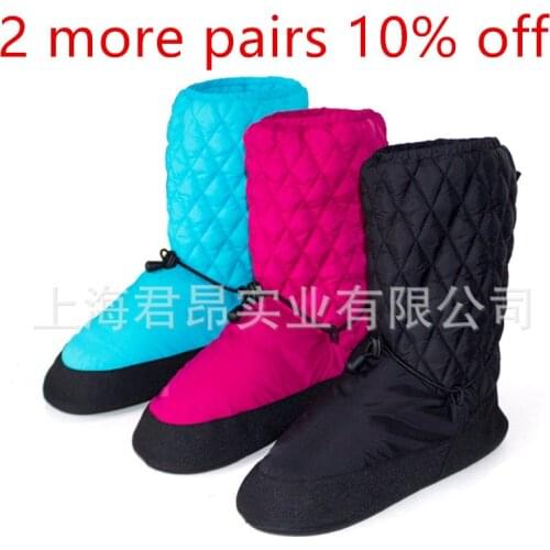 Warm Up Booties Winter Boots Dancing Modern Footwear Belly Contemporary Gym Indoor Shoes Ballet Leisure Sports Women Child Adult
