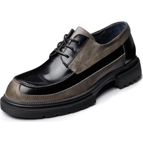 Cowhide Summer Spring autumn Men Handmade Shoes High Quality Genuine Leather Fashion Business Casual Dress Shoes Men Soft Bottom