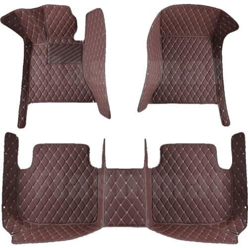 High Quality Leather Car Floor Mats for Bmw E60 F10 5 Series F11 G30 G31 E39 E61 F07 F18 G38 5 Gran Turismo Car Accessories