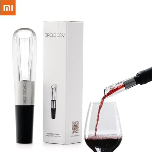 XIAOMI Mijia CIRCLE JOY Stainless Steel Fast Decanter red Wine Decanter Variety of Wine Bottles Xmas christmas gift