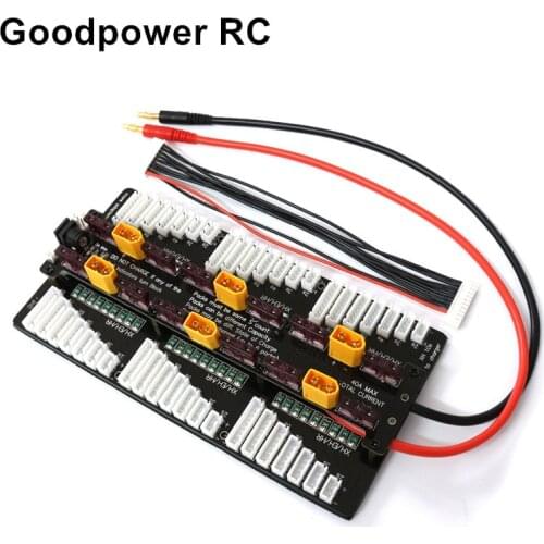 PL8 MPA board charger icharger 308/3010/4010 duo cellpro XT60 charger balance board 8s charge plate charge 6 sets of batteries