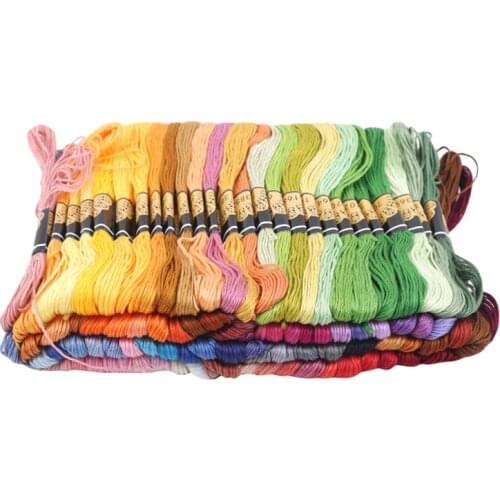 100 Color Cross Stitch Threads The Unique Style Cross Stitch Cotton Embroidery Cross Stitch Embroidery Sewing Thread