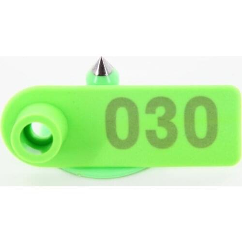 100 Pcs/lot Number 0-100 Ear Tag Pasture Rural Area Cattle Sheep Anti-lost Numbering Farm Tool E11472