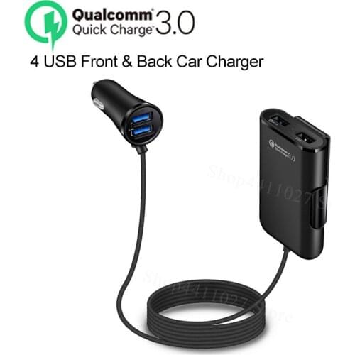 4 Ports QC 3.0 Fast USB Car Charger Accessories stickers for Chevrolet Beretta Blazer C1500 C2500 C35 C3500 C4500 c50 c5500 2018