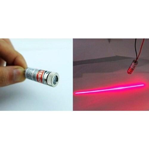 5pcs Industrial Class 650nm 5mW 5v Red Laser Line Module Glass Lens Focusable