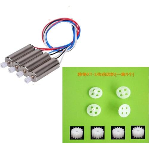 Attop XT-1 RC Quadcopter WiFi FPV Drone spare parts CW CCW motor big gear set