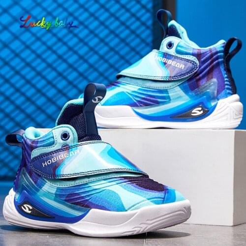 2021 Brand Boys Basketball Shoes Kids Sneakers Outdoor Big Children Non-slip running Shoes Footwear Shoes Basket Sport shoes
