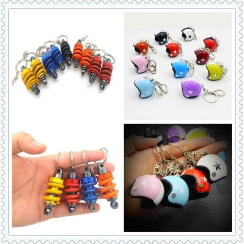 Motorcycle Safety Helmet Car Key chain KeyRing Accessories for BRutale 675 800 RR DRagsteR F3 675 F3 800 AGO RC AMG