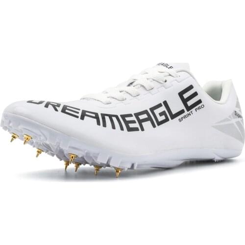 Womens Mens Track and Field Shoes Track Spike Running Sprint Shoes Lightweight Soft Comfortable Professional Athletic Shoes