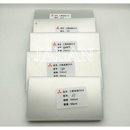 150um Curve Screen OCA Glue For Samsung S10 S10 plus S9 S9 plus S8 S8plus S7 edge Glass Laminating Mitsubishi Sticker