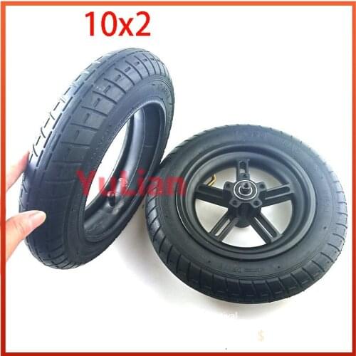 10x2 wheel (wheel 10 inch)for Xiaomi Mijia M365 Xiaomi m365 10 inch tires wheels set 156 mm tire mod upgrade