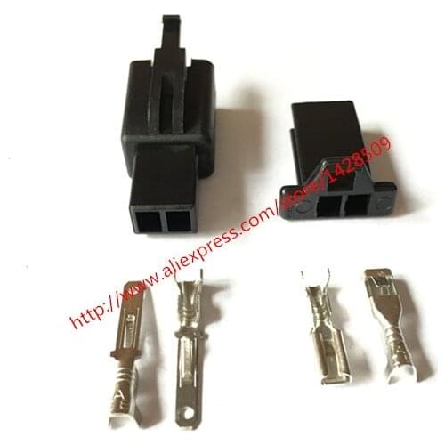 20 Set PA66 2 Pin Male Female Wire Harness Motorcycle ABS Automotive Cable Connector 6030-2981 Color