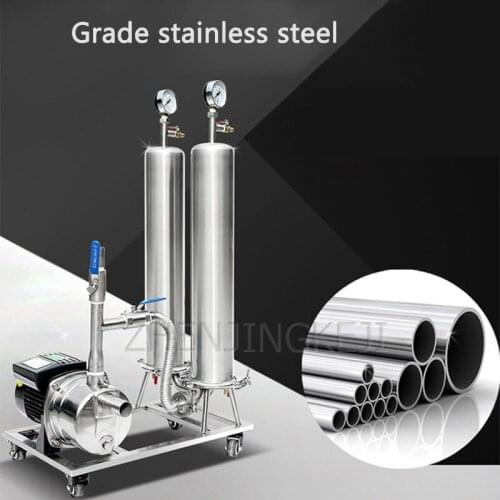 Stainless Steel White Wine Urge Chen Machine Silicon Dioxide White Wine Filter Device Turbid Impurities Grease Filter Equipment