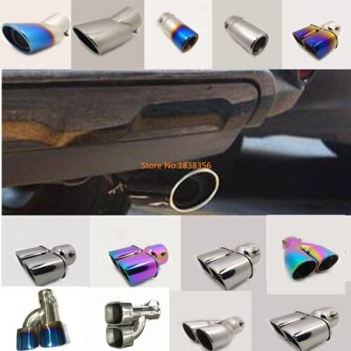 For Toyota Highlander 2008 2009 2010 2011 2012 2013 2014 car end pipe outlet cover dedicate stainless steel exhaust tip tail