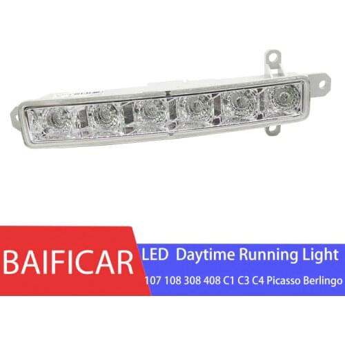 Baificar Brand New Genuine Daytime Running Light DRL 9812662280 For Peugeot 107 108 308 408 Citroen C1 C3 C4 Picasso Berlingo