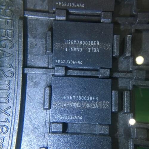 New Original 1pcs/lot H26M78003BFR BGA169Ball EMMC 64GB Memory BGA169 H26M62002GMR H26M74002EPR BGA