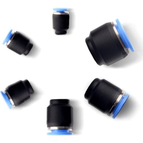 PPF Pneumatic Connector Pipe Cap Quick Plug Straight-through Plug Connector Trachea Cap 4/6/8/10/12/16MM