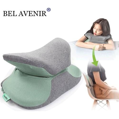 Nap Pillow For Travel Headrest Waist Support Memory Foam Cushion Orthopedic Office Rest Student Desk Sleeping Lunch Break Pillow
