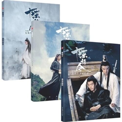 The Untamed Chen Qing Ling Painting Album Book Wei Wuxian Lan Wangji Figure Photobook Poster Bookmark Star Around Libros Manga