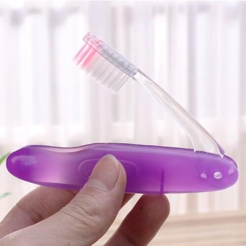 1pc Foldable Soft Hair Portable Toothbrush Travel Camping Hiking Outdoor