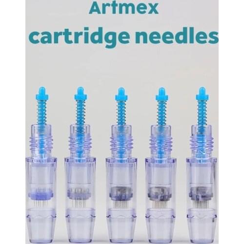 20pcs Artmex Cartridge needles For MTS Microneedle Therapy System 9/12/24/36/42/nano Needles For V8 V6 V3 A3 machine Screw Port