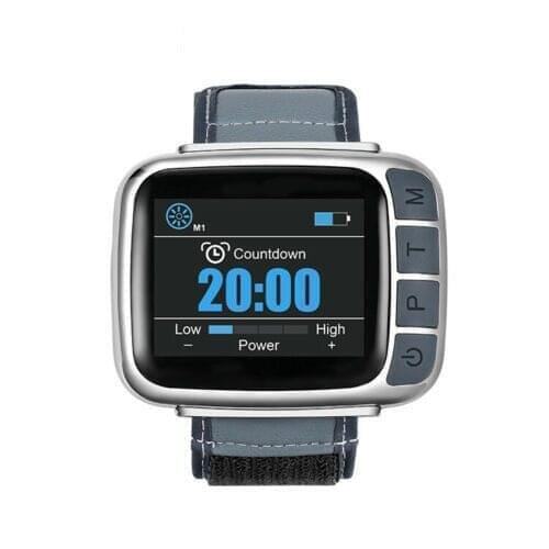 3 in 1 Wrist Type Cold Laser Therapy Watch For Pain Relief, Diabetes And Rhinitis Wound Healing High Blood Pressure