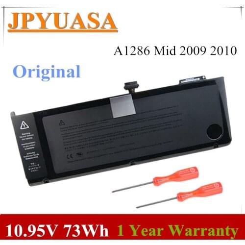 7XINbox 10.95V 73Wh Original Laptop Battery A1321 For MacBook Pro 15" A1286 Mid 2009 2010 MC371LL/A MB985LL/A MB986LL/A MC373