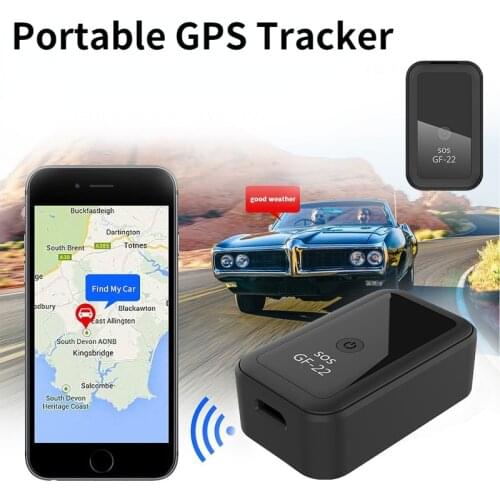2021 NEW GF22 Mini Car Tracker Magnetic Car GPS Locator Anti-Lost Recording Tracking Device Can Voice Control Phone Wifi LBS