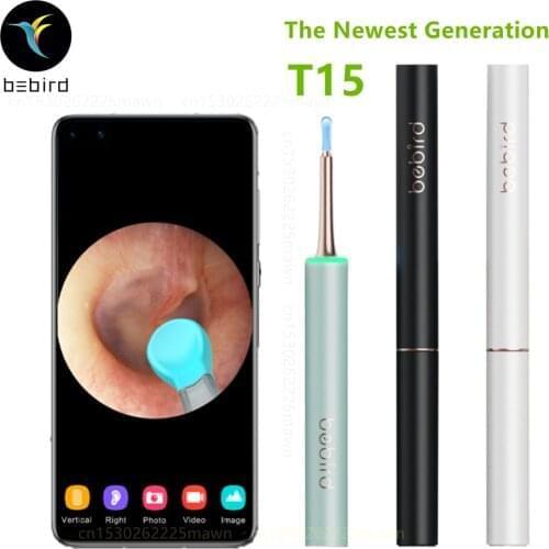 Bebird T15 Ear Cleaner Minifit 2in1 Acne Wax Removal Cleaning Tool HD1080P Otoscope IP67 Waterproof Endoscope Health Care