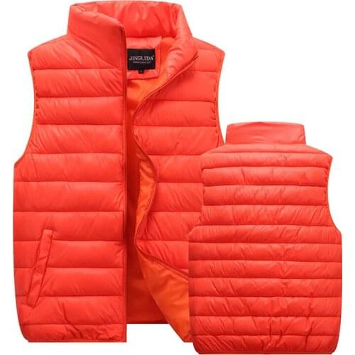 Brieuces Autumn winter Vest Men Fashion Stand Collar Couple Mens down Cotton vest women Man Winter Waistcoats Plus Size 5XL