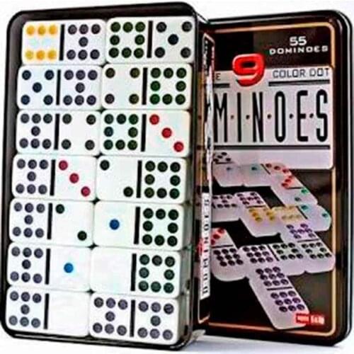 Dominó 9 Presentado en caja metálica