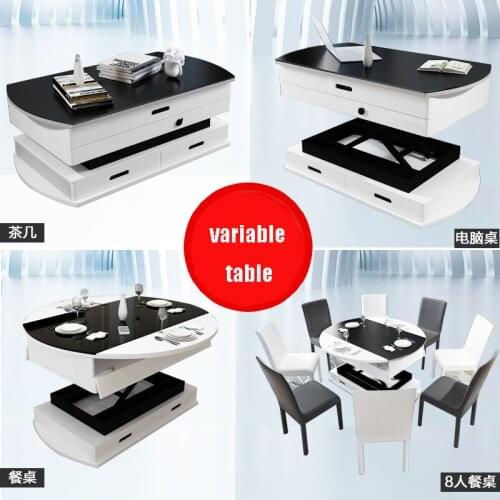 Electric multifunction foldable Coffee Table Living Room liftable and lowerable minimalist rectangle mesas de centro table