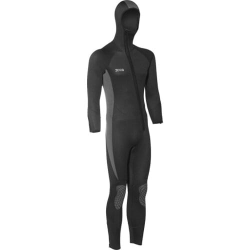Wetsuit 5mm Scuba Diving Suit Men Neoprene Underwater hunting Surfing Front Zipper Spearfishing Snorkeling Suit