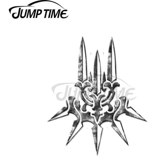 JumpTime 13 x 3.9cm NieR Automata Yorha Symbol Vinyl Car Sticker Refrigerator Windshield Occlusion Scratch Car Decoration Decals