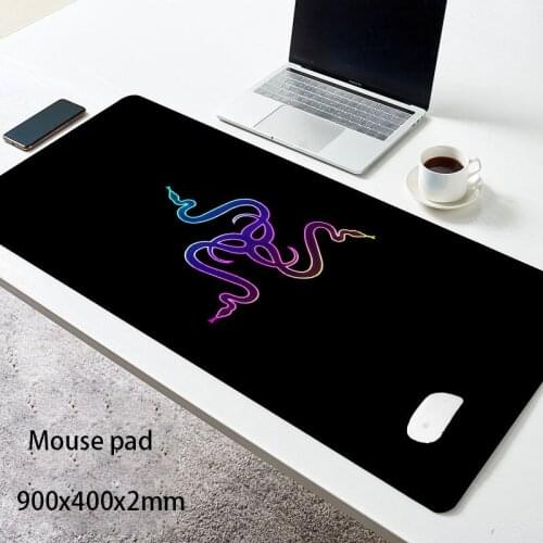 Mouse pad Razer Gaming Accessories Computer Large 900x400 Mousepad Gamer Rubber Carpet keyboard mouse pad non-skid mouse pad mat