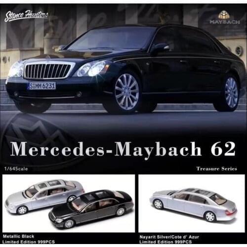1:64 Stance Hunters Maybac 62 Alloy Model Diecast Car