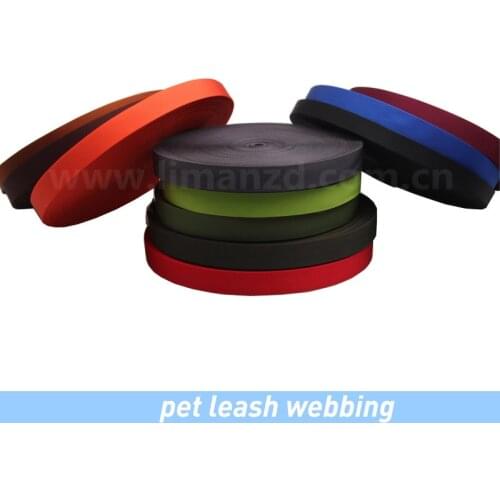 25mm nylon pet leash webbing ,nylon dog collar webbing wholesale