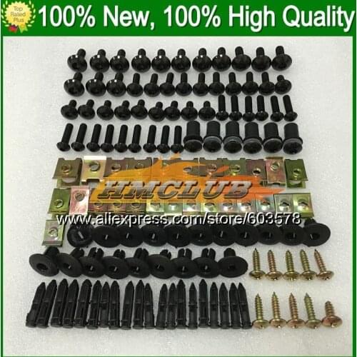 Fairing bolts full screw kit For KAWASAKI NINJA ZZR 250 1990 1991 1992 ZZR250 1993 1994 1995 98 1999 CL2 Nuts bolt screws Nut