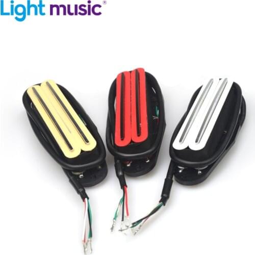 Electric Guitar Pickup Dual Coil Humbucker Pickup Dual Rail Blade Pickup Coil Pickup 4 Wire for Electric Guitar