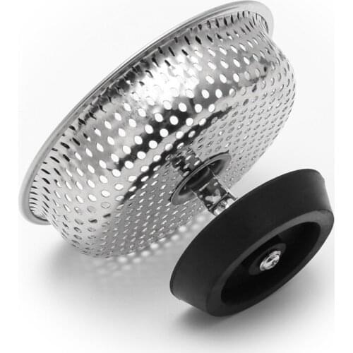 Mesh Kitchen Stainless Steel Sink Strainer Disposer Plug Drain Stopper Filter 4XFB