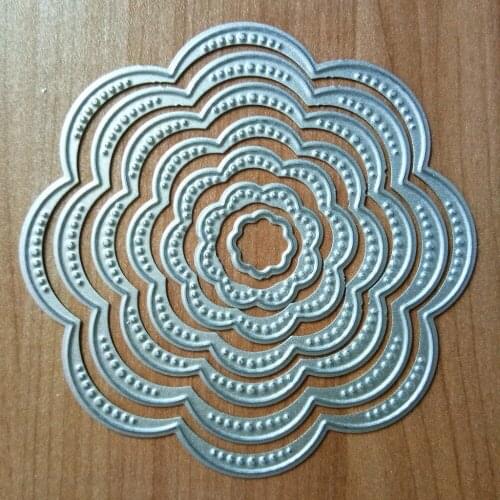 1set Metal Cutting Dies Flower Die Cut Decoration Scrapbooking Embossing Stencil DIY Album Card Craft Dies