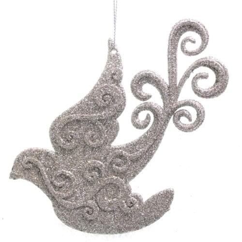1 PC Gold powder Colorful Pigeon birds Christmas tree decorations Xmas tree present adornments DIY party product accessories