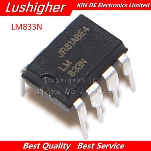 10PCS LM833N DIP LM833 DIP8 New Original