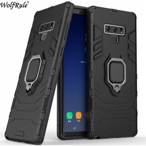 Car Phone Holder Magnetic Case On For Samsung Note 9 Case Finger Ring Stand Cover For Samsung Note 9 Funda For Galaxy Note 9