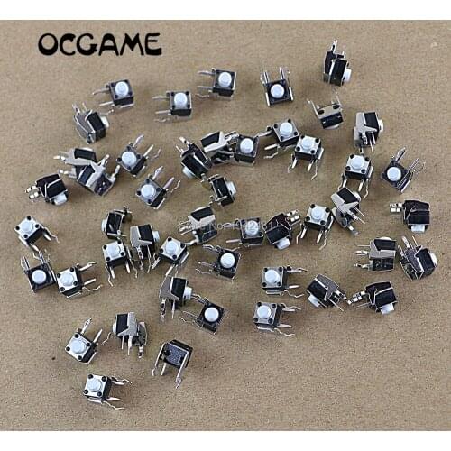 OCGAME 200pcs/lot white RB LB Bumper Button Tactile Switch Replacement for XBOX ONE Controller Repair