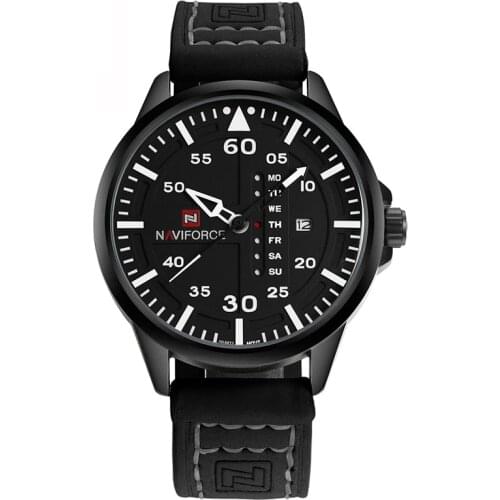 NAVIFORCE Luxury Brand Quartz Watches For men Casual Military Sports Man Watches Leather Wristwatch Male Clock Relogio Masculino