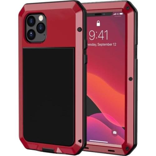 IPhone 11 Pro Max Case, Heavy Duty Shockproof [Tough Armour] Metal Case with Built-in Screen Protector, 360 Full Body Protective