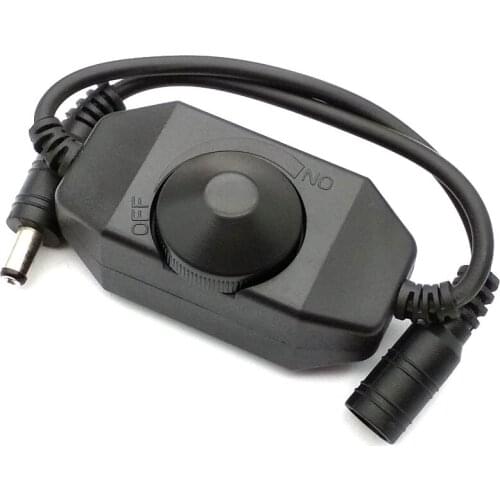 DC12V-24V Mini Dimmer LED brightness Dimmer Controller for 3528 5050 5630 Single Color LED Strip fita led Light