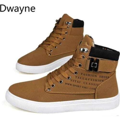 Mens vulcanized shoes Lace-Up Men Canvas Shoes Man Buckle Ankle Boots Winter Fashion Shoes Flats Footwear free shipping 741